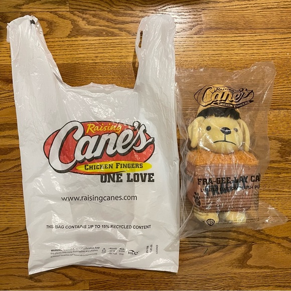Raising Cane’s Fra-Gee-Lay Cane Ltd Ed Plush 2025 Dog ~ A Christmas Story - Picture 16 of 16